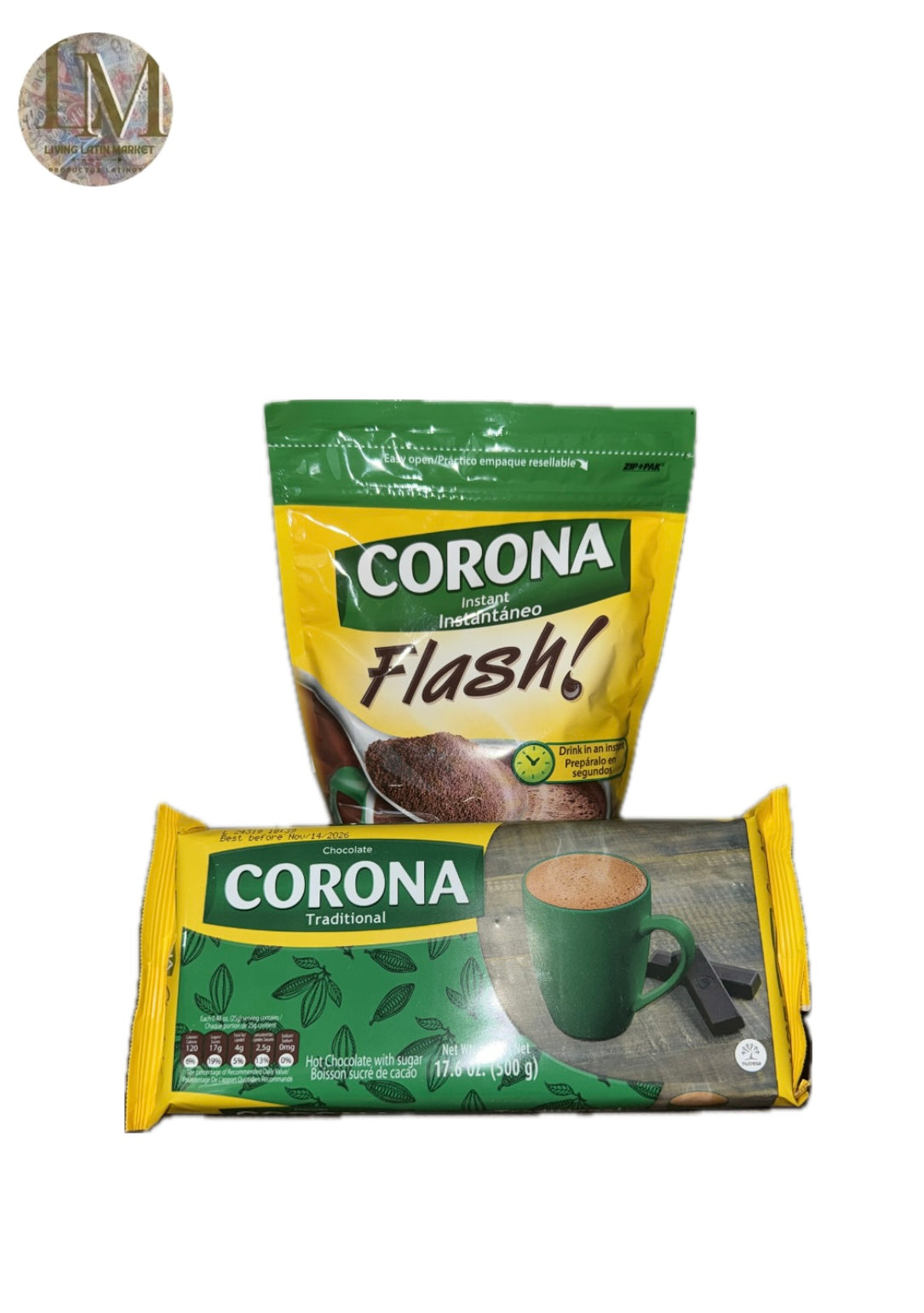 COMBO COLOMBIANO (LO MEJOR  CHOCOLATE  instantaneo y turron)